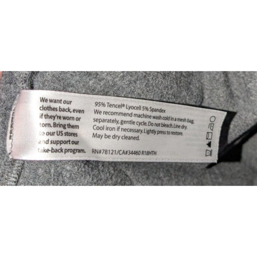Eileen Fisher Womens Charcoal Gray Open Front Cardigan Pockets XL Relaxed Fit Li - Picture 9 of 11